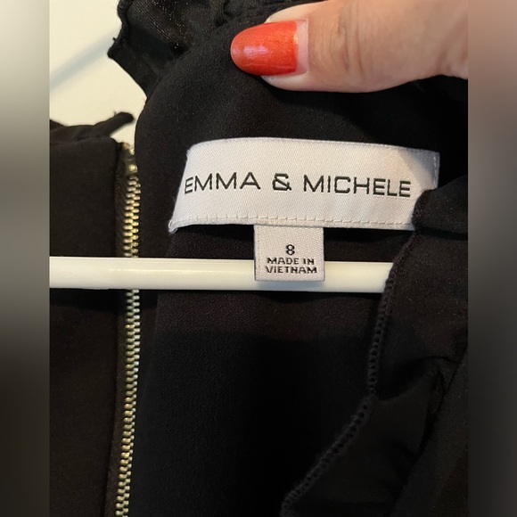 🖤 Emma & Michele black jumpsuit. Size 8. EUC. 🖤 - Picture 2 of 9